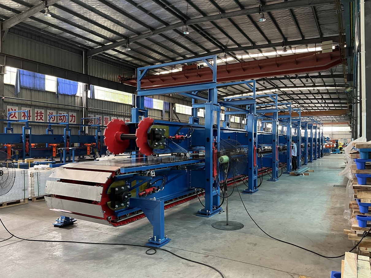 sandwich panel line